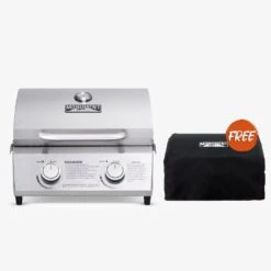 13742 | Stainless Tabletop Propane Gas Grill
