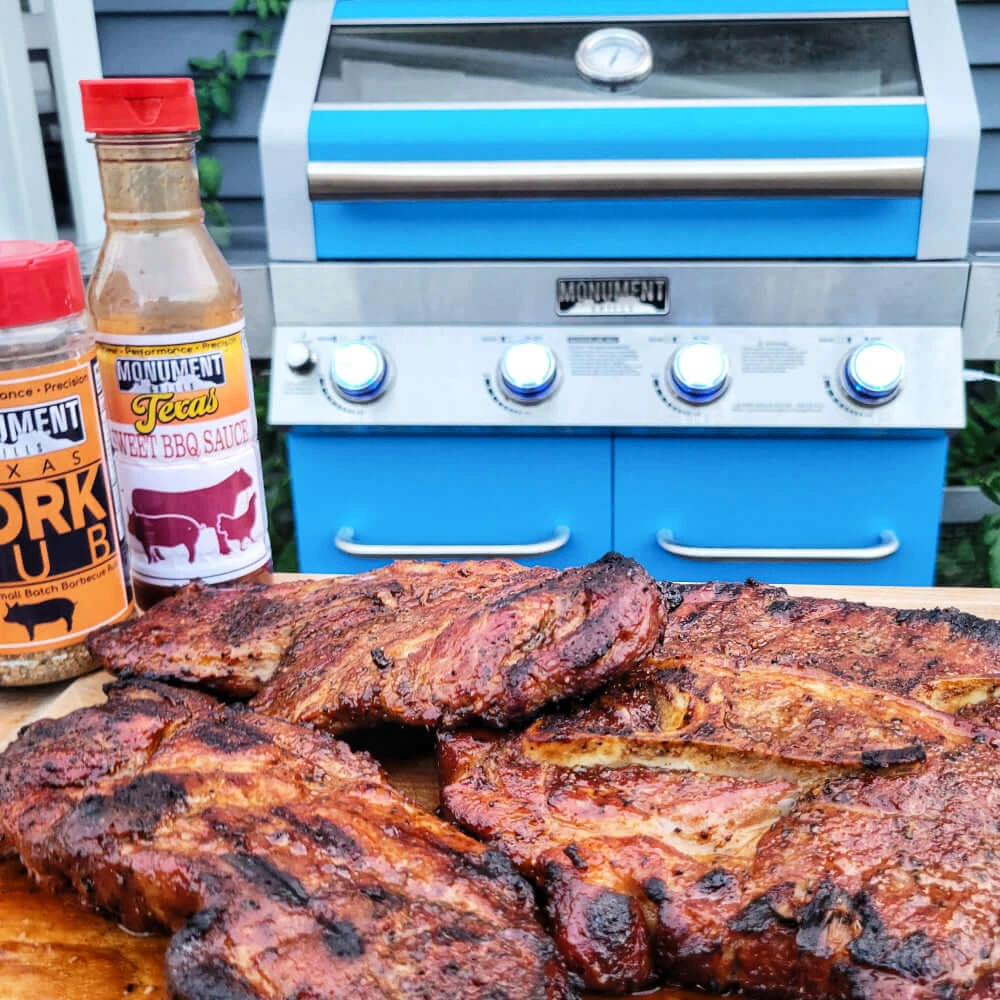 35633B | Matte Blue Infrared Propane Gas Grill 9 35633B | Matte Blue Infrared Propane Gas Grill - Image 7