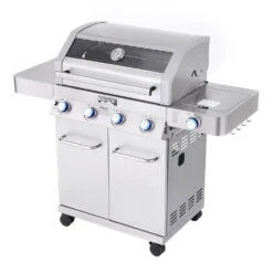 41847NG | Stainless Natural/Propane Gas Grill -Monument Grills 41847ng stainless naturalpropane gas grill4 burner grill41847ng 4403156