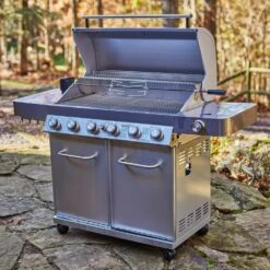 77352 | Full Stainless Propane Gas Grill With Free Rotisserie Kit -Monument Grills 77352 full stainless propane gas grill with free rotisserie kit6 burner grill77352 include rotisserie kit 3168024