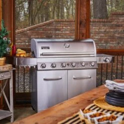 77352 | Full Stainless Propane Gas Grill With Free Rotisserie Kit -Monument Grills 77352 full stainless propane gas grill with free rotisserie kit6 burner grill77352 include rotisserie kit 6817682