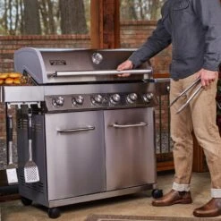 77352 | Full Stainless Propane Gas Grill With Free Rotisserie Kit -Monument Grills 77352 full stainless propane gas grill with free rotisserie kit6 burner grill77352 include rotisserie kit 9429717
