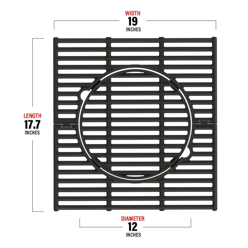 A104 Multifunction Cast Iron Grate 4 A104 Multifunction Cast Iron Grate - Image 2