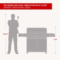 Denali 605 | Stainless Smart Tech Natural/Propane Gas Grill 28 Denali 605 | Stainless Smart Tech Natural/Propane Gas Grill -Monument Grills denali 605 stainless smart tech naturalpropane gas grill6 burner grilldenali 605 9560808